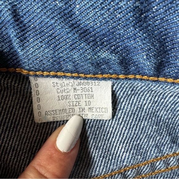 Vintage Michael G Jeans Womens 10 High Rise American Flag USA Patriotic VTG - Picture 8 of 8